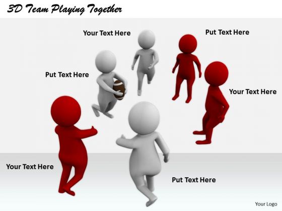 Business Development Strategy Template 3d Team Playing Together Character Modeling Business Development Strategy Template 3d Team Playing Together Character Modeling