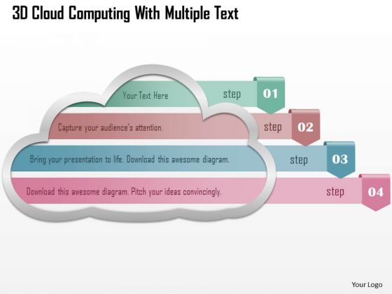 Business Diagram 3d Cloud Computing With Multiple Text PowerPoint Template Business Diagram 3d Cloud Computing With Multiple Text PowerPoint Template