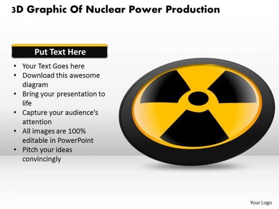 Business Diagram 3d Graphic Of Nuclear Power Production Presentation Template Business Diagram 3d Graphic Of Nuclear Power Production Presentation Template