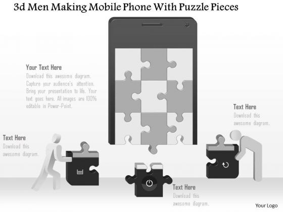 Business Diagram 3d Men Making Mobile Phone With Puzzle Pieces Ppt Slide Business Diagram 3d Men Making Mobile Phone With Puzzle Pieces Ppt Slide