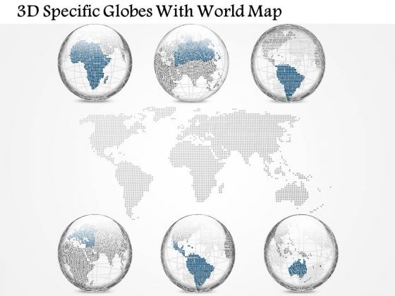 Business Diagram 3d Specific Globes With World Map Presentation Template Business Diagram 3d Specific Globes With World Map Presentation Template