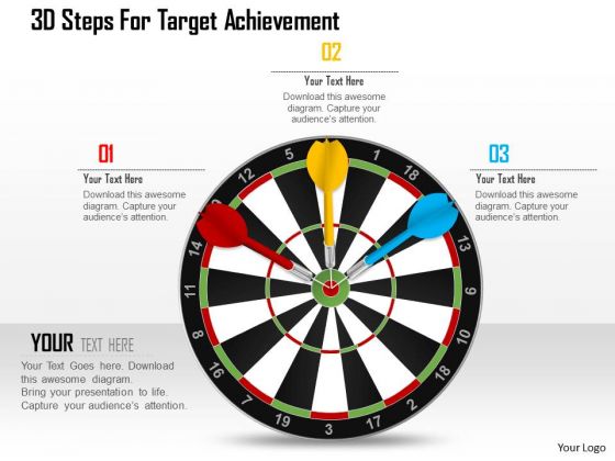 Business Diagram 3d Steps For Target Achievement Presentation Template Business Diagram 3d Steps For Target Achievement Presentation Template