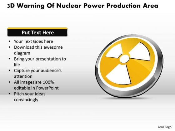 Business Diagram 3d Warning Of Nuclear Power Production Area Presentation Template Business Diagram 3d Warning Of Nuclear Power Production Area Presentation Template