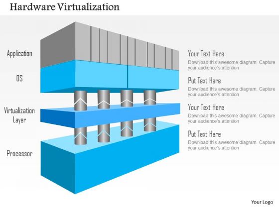 Business Diagram 4 Layers Of Hardware Virtualization Application Os Hypervisor And Cpu Ppt Slide Business Diagram 4 Layers Of Hardware Virtualization Application Os Hypervisor And Cpu Ppt Slide