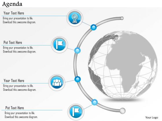 Business Diagram Agenda Diagram Semi Circle Line Icons Presentation Template Business Diagram Agenda Diagram Semi Circle Line Icons Presentation Template