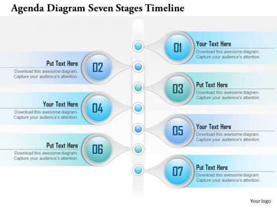 Business Diagram Agenda Diagram Seven Stages Timeline Presentation Template Business Diagram Agenda Diagram Seven Stages Timeline Presentation Template