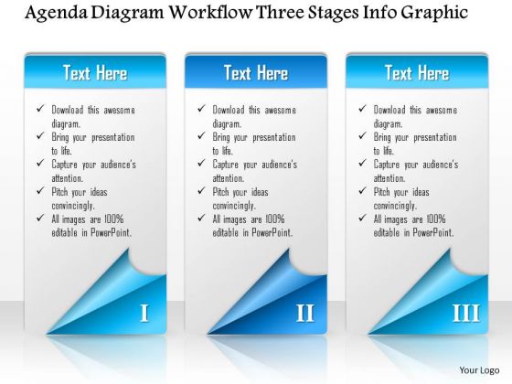 Business Diagram Agenda Diagram Workflow Three Stages Info Graphic Presentation Template Business Diagram Agenda Diagram Workflow Three Stages Info Graphic Presentation Template
