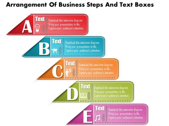 Business Diagram Arrangement Of Business Steps And Text Boxes Presentation Template Business Diagram Arrangement Of Business Steps And Text Boxes Presentation Template