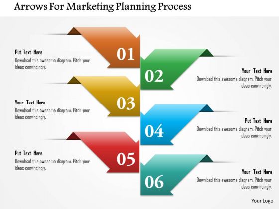 Business Diagram Arrows For Marketing Planning Process Presentation Template Business Diagram Arrows For Marketing Planning Process Presentation Template