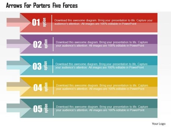 Business Diagram Arrows For Porters Five Forces Presentation Template Business Diagram Arrows For Porters Five Forces Presentation Template