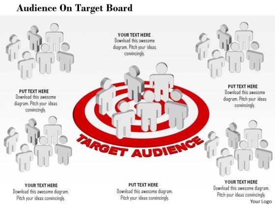 Business Diagram Audience On Target Board Presentation Template Business Diagram Audience On Target Board Presentation Template