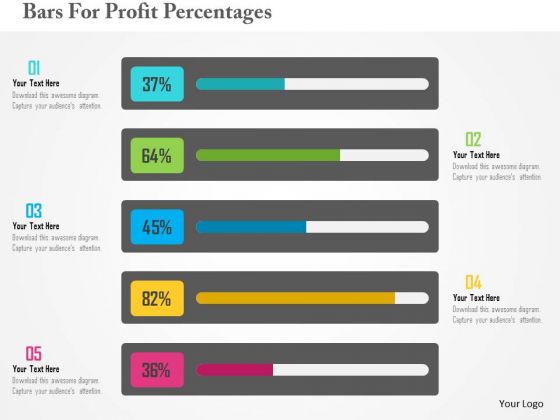 Business Diagram Bars For Profit Percentages Presentation Template Business Diagram Bars For Profit Percentages Presentation Template