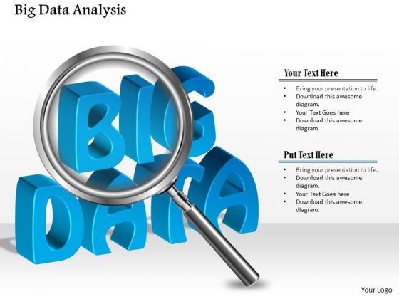 Business Diagram Big Data Analysis Using Magnifying Glass Analysis Ppt Slide Business Diagram Big Data Analysis Using Magnifying Glass Analysis Ppt Slide