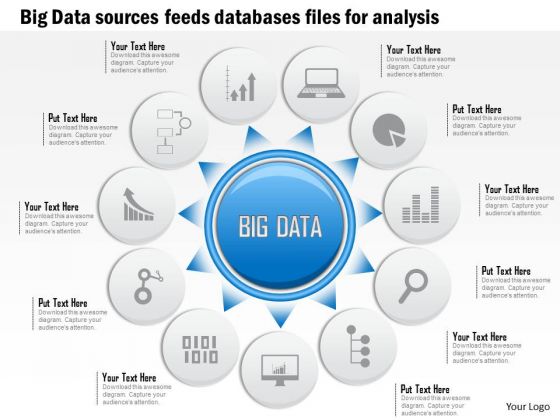 Business Diagram Big Data Sources Sensors Feeds Databases Files For Analysis Ppt Slide Business Diagram Big Data Sources Sensors Feeds Databases Files For Analysis Ppt Slide