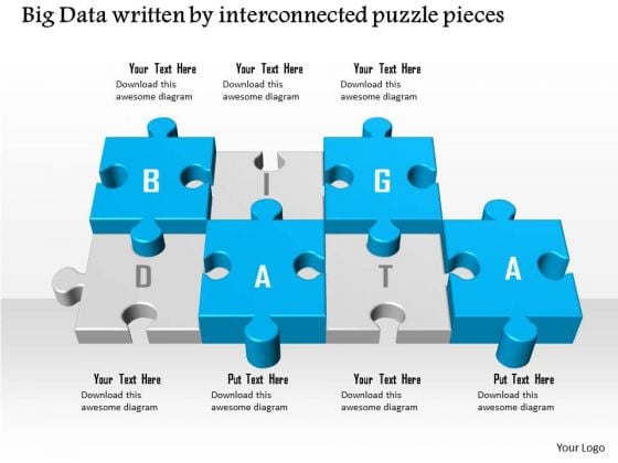Business Diagram Big Data Written By Interconnected Puzzle Pieces Ppt Slide Business Diagram Big Data Written By Interconnected Puzzle Pieces Ppt Slide
