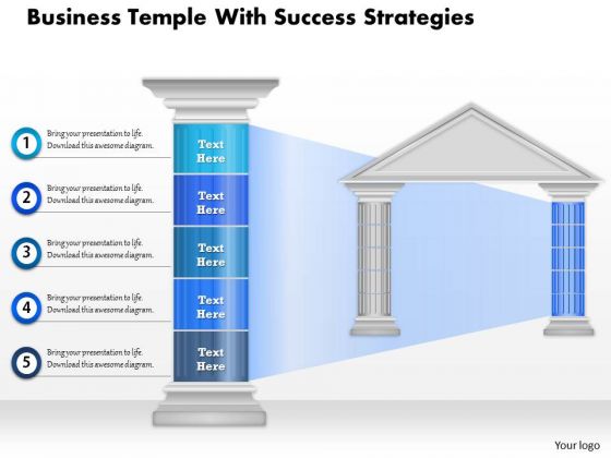 Business Diagram Business Temple With Success Strategies Presentation Template Business Diagram Business Temple With Success Strategies Presentation Template