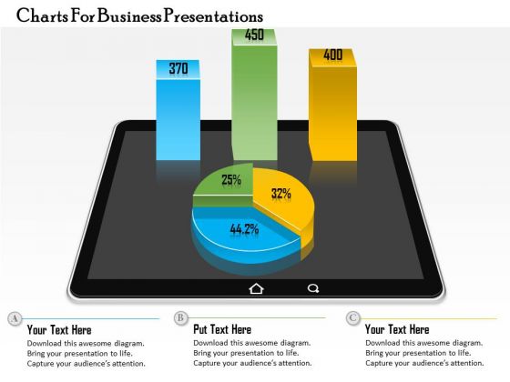 Business Diagram Charts For Business Presentations Presentation Template