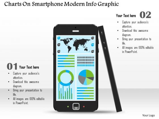 Business Diagram Charts On Smartphone Modern Info Graphic Presentation Template Business Diagram Charts On Smartphone Modern Info Graphic Presentation Template