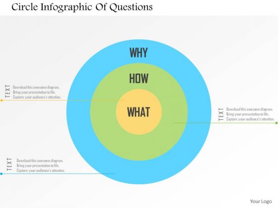 Business Diagram Circle Infographic Of Questions Presentation Template