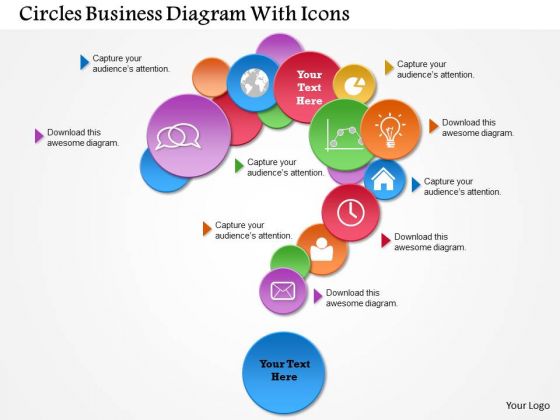 Business Diagram Circles Business Diagram With Icons Presentation Template Business Diagram Circles Business Diagram With Icons Presentation Template