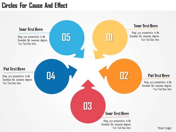 Business Diagram Circles For Cause And Effect Presentation Template Business Diagram Circles For Cause And Effect Presentation Template