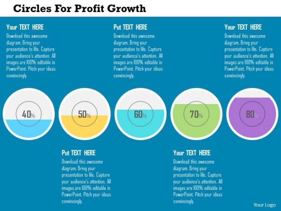 Business Diagram Circles For Profit Growth Presentation Template Business Diagram Circles For Profit Growth Presentation Template