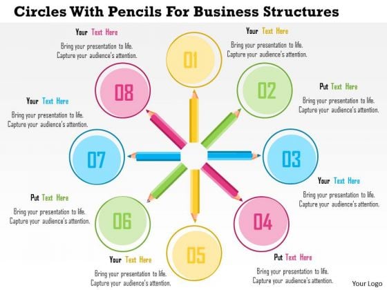 Business Diagram Circles With Pencils For Business Structures Presentation Template Business Diagram Circles With Pencils For Business Structures Presentation Template
