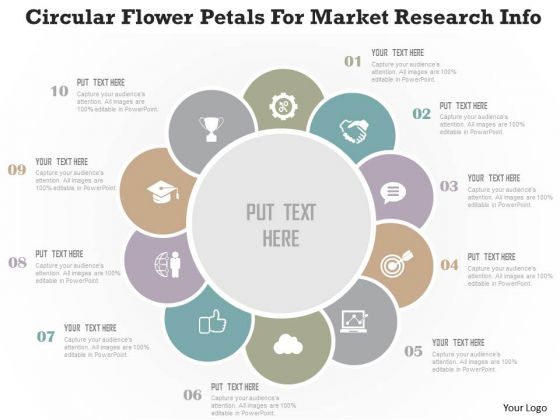 Business Diagram Circular Flower Petals For Market Research Info Presentation Template Business Diagram Circular Flower Petals For Market Research Info Presentation Template