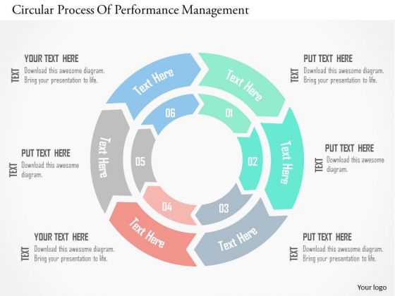 business diagram circular process of performance management business diagram circular process of performance management, Presentation templates
