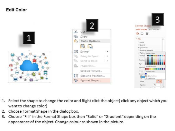 business_diagram_cloud_icon_with_internet_options_presentation_template_3