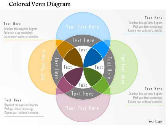 Business Diagram Colored Venn Diagram Presentation Template Business Diagram Colored Venn Diagram Presentation Template