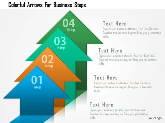 Business Diagram Colorful Arrows For Business Steps Presentation Template Business Diagram Colorful Arrows For Business Steps Presentation Template