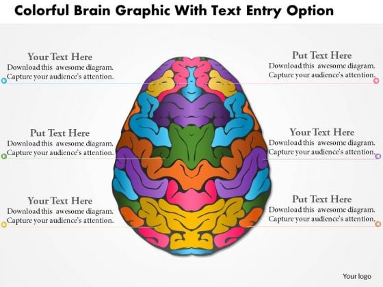 Business Diagram Colorful Brain Graphic With Text Entry Option Presentation Template Business Diagram Colorful Brain Graphic With Text Entry Option Presentation Template