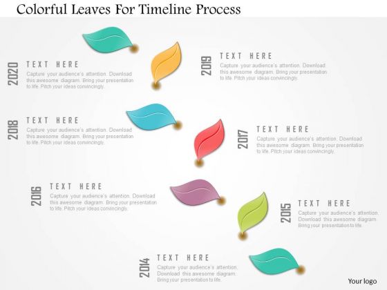 Business Diagram Colorful Leaves For Timeline Process Presentation Template Business Diagram Colorful Leaves For Timeline Process Presentation Template
