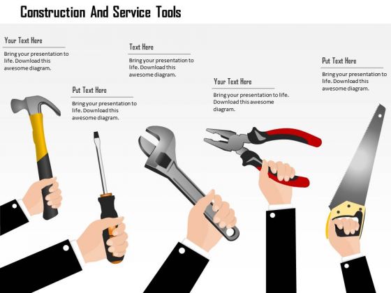 Business Diagram Construction And Service Tools Presentation Template Business Diagram Construction And Service Tools Presentation Template
