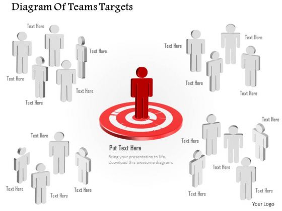 Business Diagram Diagram Of Teams Targets Presentation Template Business Diagram Diagram Of Teams Targets Presentation Template