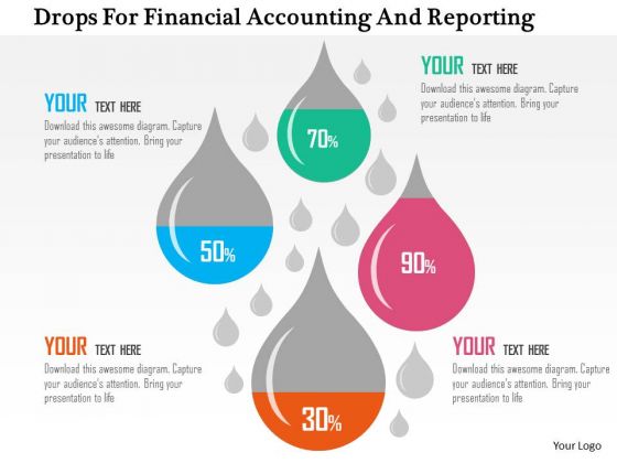 Business Diagram Drops For Financial Accounting And Reporting Presentation Template Business Diagram Drops For Financial Accounting And Reporting Presentation Template