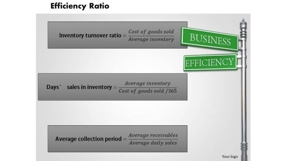Business Diagram Efficiency Ratio PowerPoint Ppt Presentation