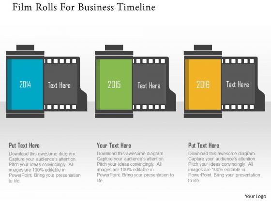 Business Diagram Filmrolls For Business Timeline Presentation Template Business Diagram Filmrolls For Business Timeline Presentation Template