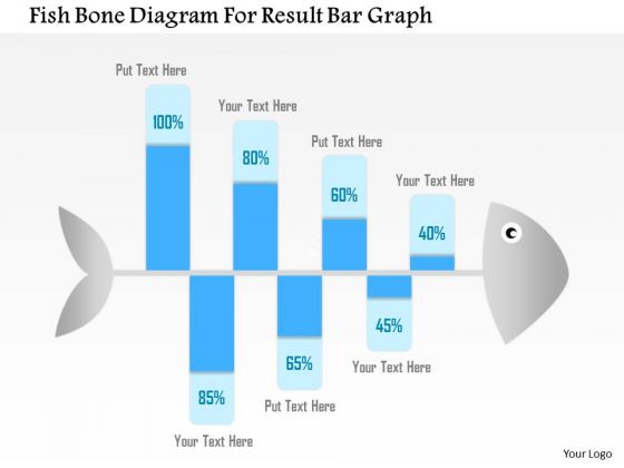 Business Diagram Fish Bone Diagram For Result Bar Graph Presentation Template Business Diagram Fish Bone Diagram For Result Bar Graph Presentation Template