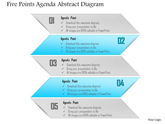 Business Diagram Five Points Agenda Abstract Diagram Presentation Template Business Diagram Five Points Agenda Abstract Diagram Presentation Template