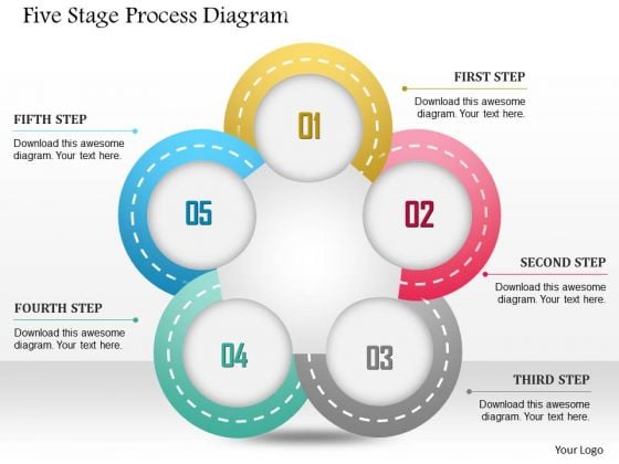 Business Diagram Five Stage Process Diagram Presentation Template Business Diagram Five Stage Process Diagram Presentation Template