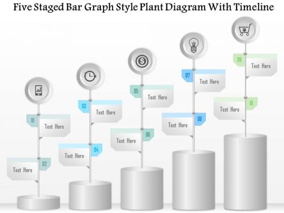 Business Diagram Five Staged Bar Graph Style Plant Diagram With Timeline Presentation Template Business Diagram Five Staged Bar Graph Style Plant Diagram With Timeline Presentation Template