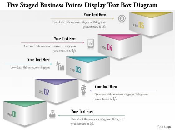 Business Diagram Five Staged Business Points Display Text Box Diagram Presentation Template Business Diagram Five Staged Business Points Display Text Box Diagram Presentation Template