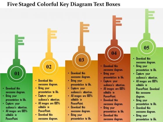 business_diagram_five_staged_colorful_key_diagram_text_boxes_presentation_template_1