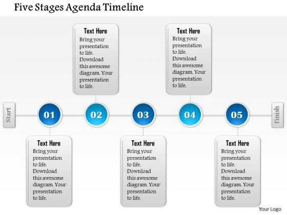 Business Diagram Five Stages Agenda Timeline Presentation Template Business Diagram Five Stages Agenda Timeline Presentation Template