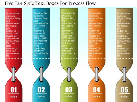Business Diagram Five Tag Style Text Boxes For Process Flow Presentation Template Business Diagram Five Tag Style Text Boxes For Process Flow Presentation Template