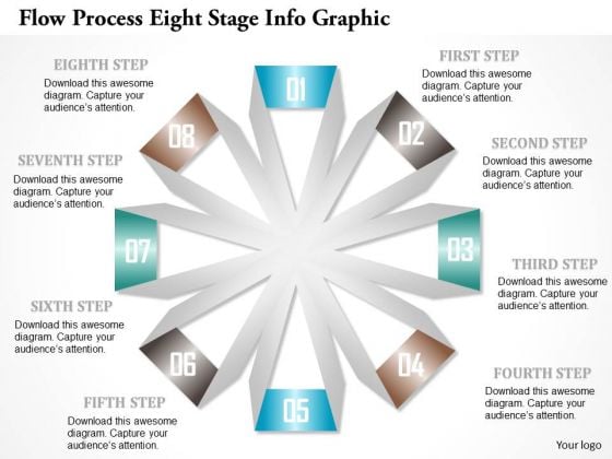 Business Diagram Flow Process Eight Stage Info Graphic Presentation Template Business Diagram Flow Process Eight Stage Info Graphic Presentation Template