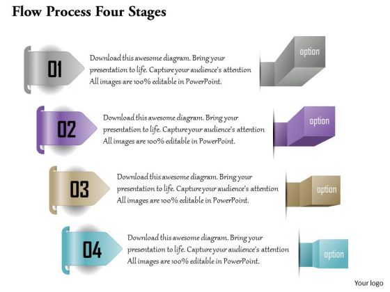 Business Diagram Flow Process Four Stages Presentation Template Business Diagram Flow Process Four Stages Presentation Template