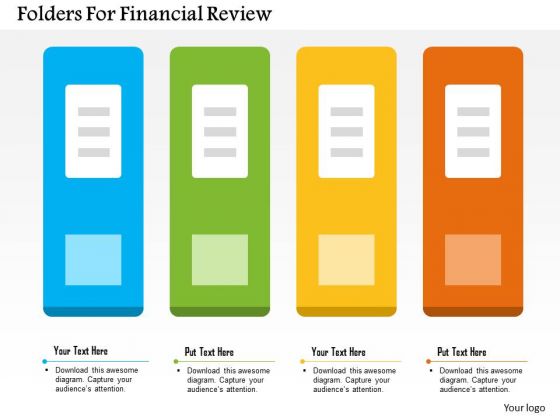 Business Diagram Folders For Financial Review Presentation Template Business Diagram Folders For Financial Review Presentation Template